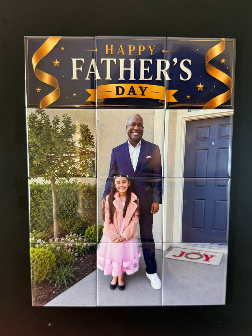 Father's Day Puzzle Magnet Set - 12 Piece (Choose your banner)