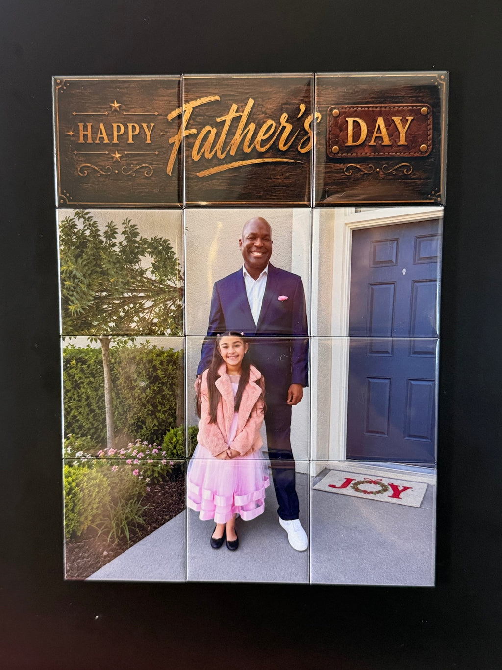 Father's Day Puzzle Magnet Set - 12 Piece (Choose your banner)
